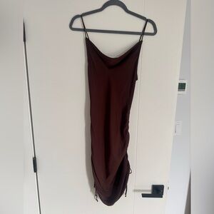 Free People Chocolate Brown Dress